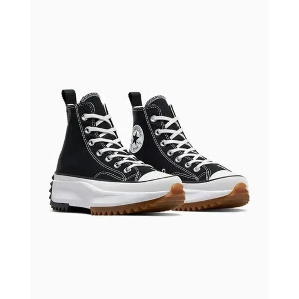 Converse Run Star Hike Platform High Womens Size 10.5 Mens 9 Black Shoes NEW - Picture 2 of 6
